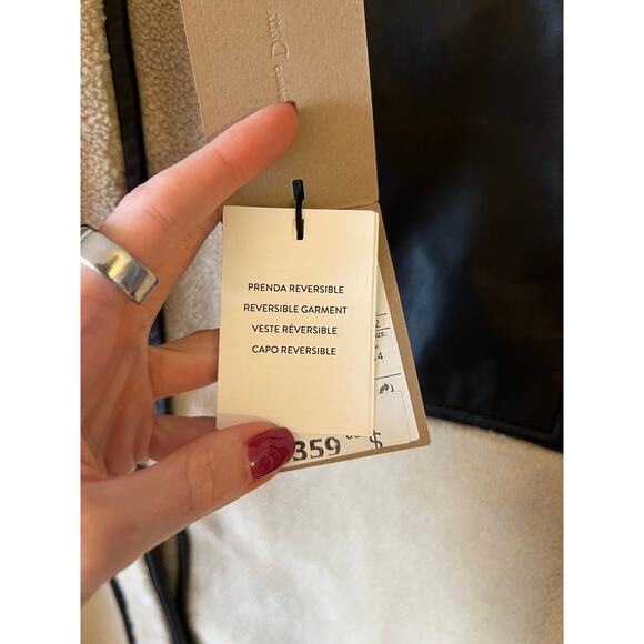 Massimo Dutti Reversible Shearling Coat - Picture 6 of 8